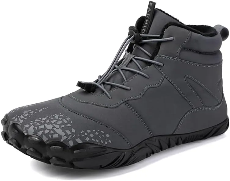 Vindra Flex - Non-Slip & Universal Winter Barefoot Shoe Waterproof, Barefoot Boots Women, Winter Hiking Sneakers