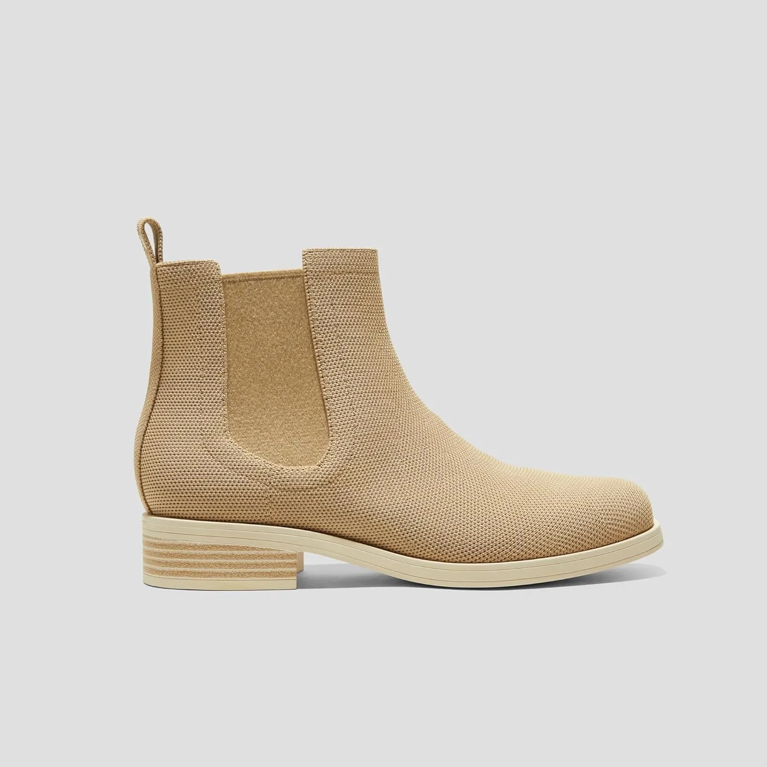 VIVAIA Clara Women's Water Repellent Wool Ankle Chelsea Boots Slip on Square-Toe Booties 2.5cm/1” heel height Booties Lady Dress Short Winter Fall Boots