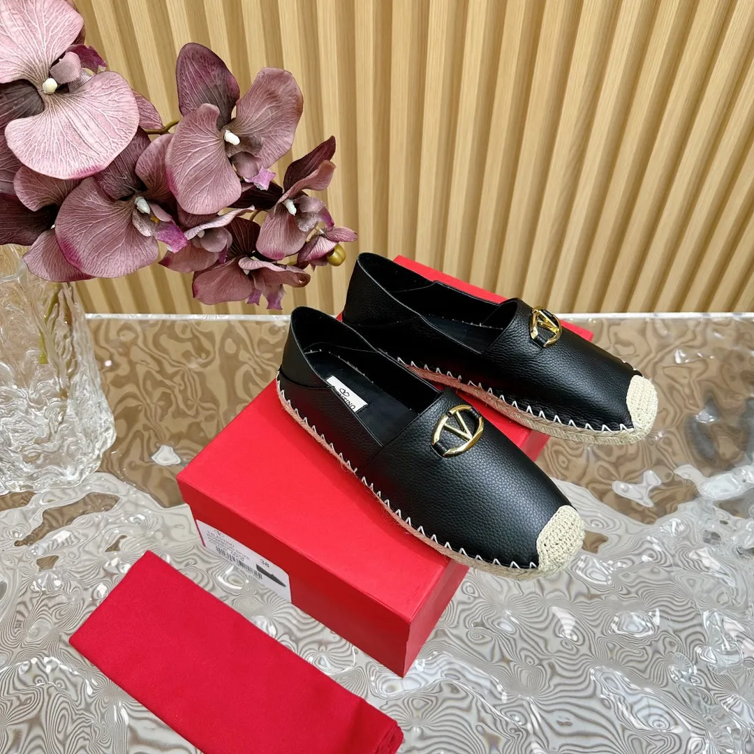 Vlogo Loafer Black Leather