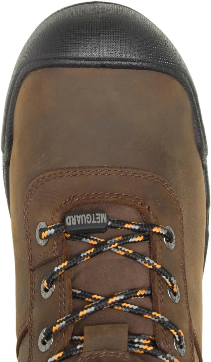 WOLVERINE Men's W10942 Warrior 6" Met Wp-Dark Coffee