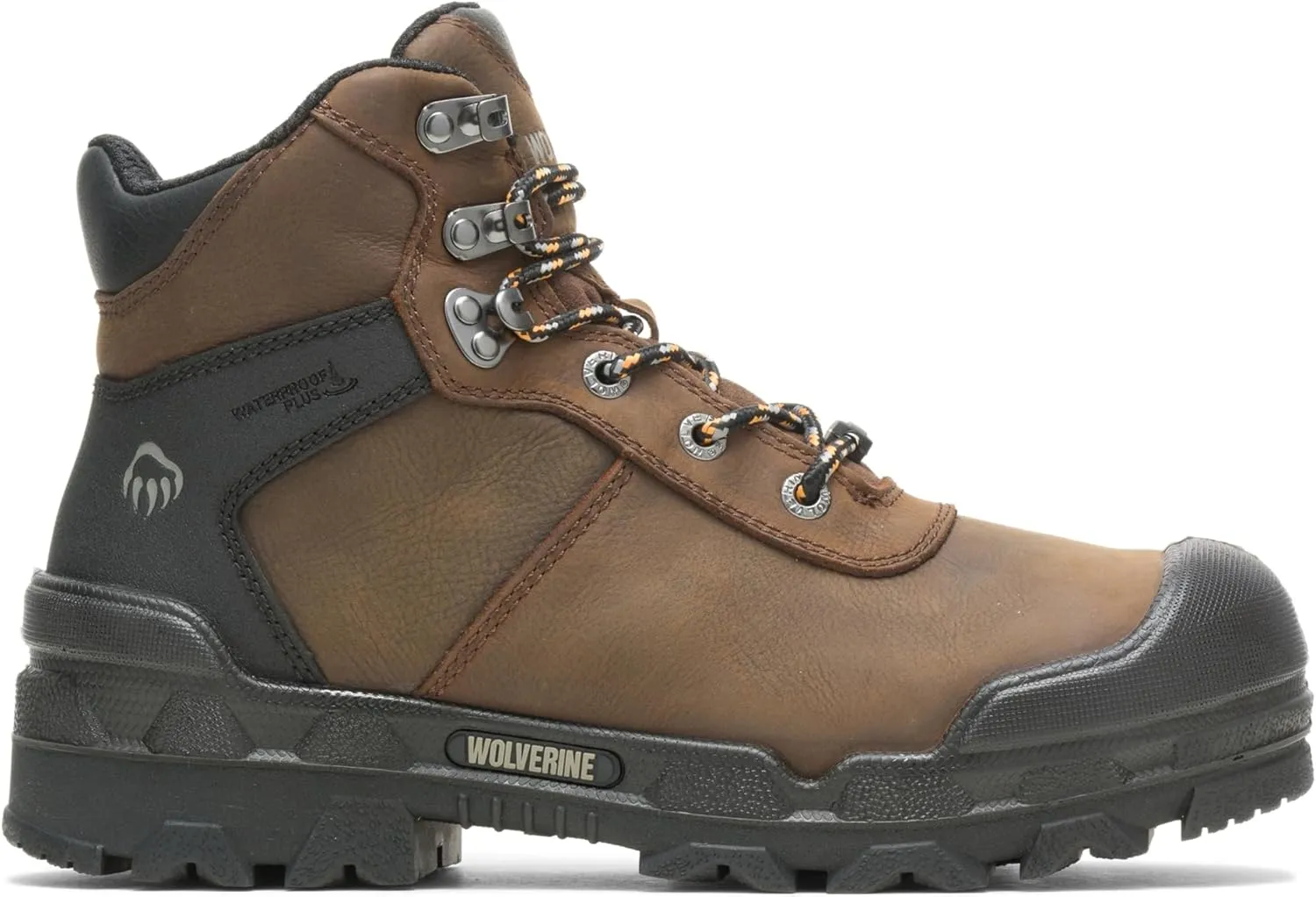 WOLVERINE Men's W10942 Warrior 6" Met Wp-Dark Coffee