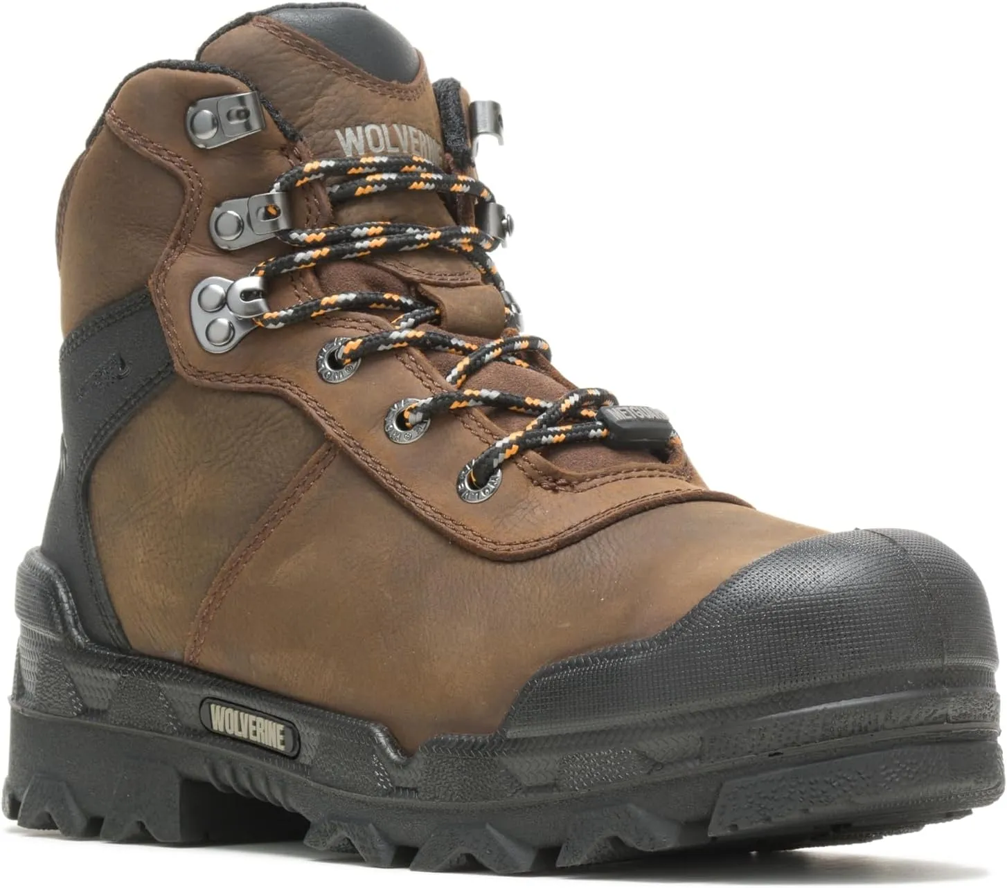 WOLVERINE Men's W10942 Warrior 6" Met Wp-Dark Coffee