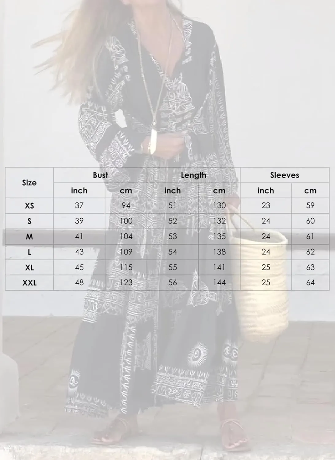 Women Casual Bohemian Print Dress V Neck Bell Sleeve 2025 Summer Shift Casual Loose Flowy Trendy Maxi Dress