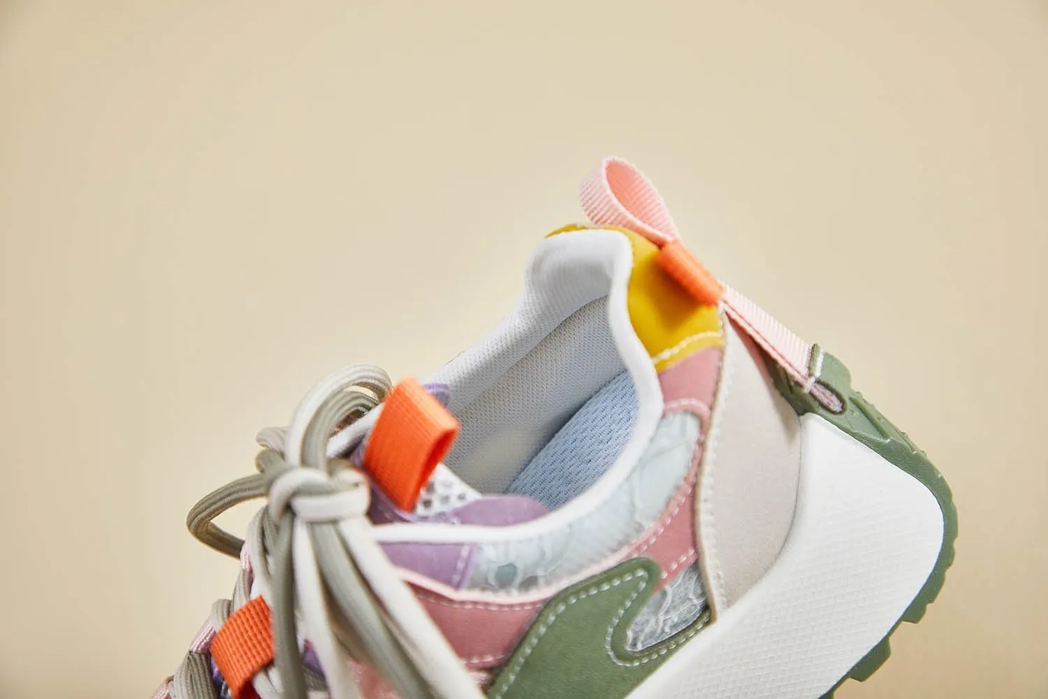 Women's Breathable Platform Sneakers Campus Fashion Lightweight Comfort Walking Shoes