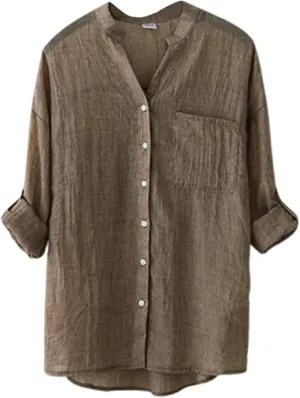 Womens Casual Shirts 2025 Summer Short Sleeve Casual Button Down Shirts Soft Fashion Cotton Blouses Tops with Pocket